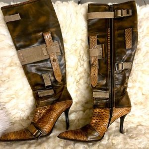 Designer fashion high heels boots